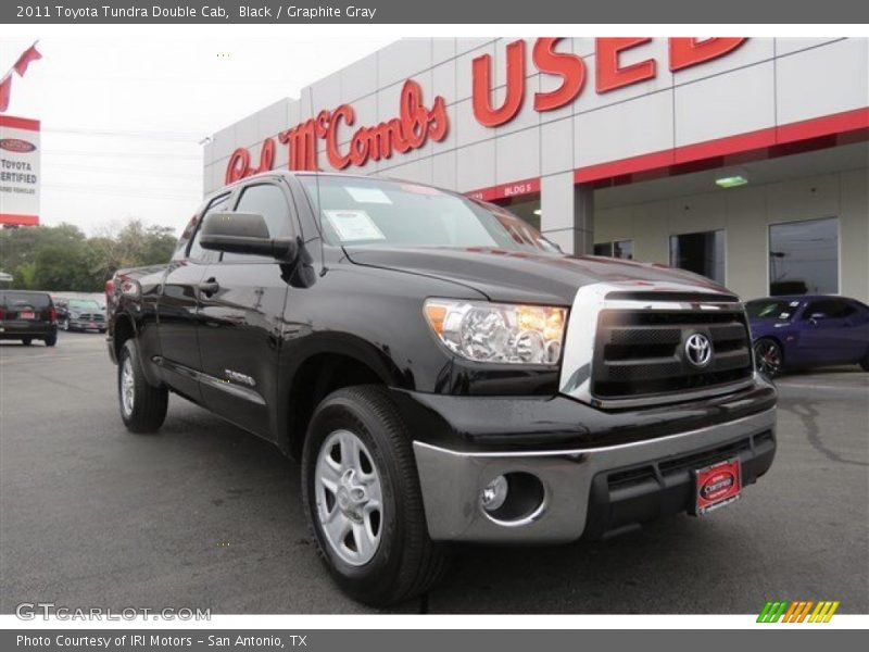 Black / Graphite Gray 2011 Toyota Tundra Double Cab