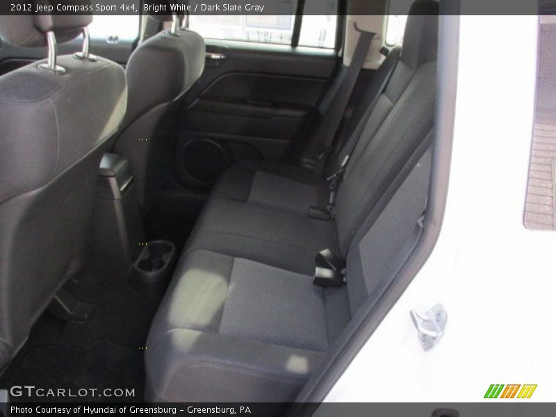 Bright White / Dark Slate Gray 2012 Jeep Compass Sport 4x4
