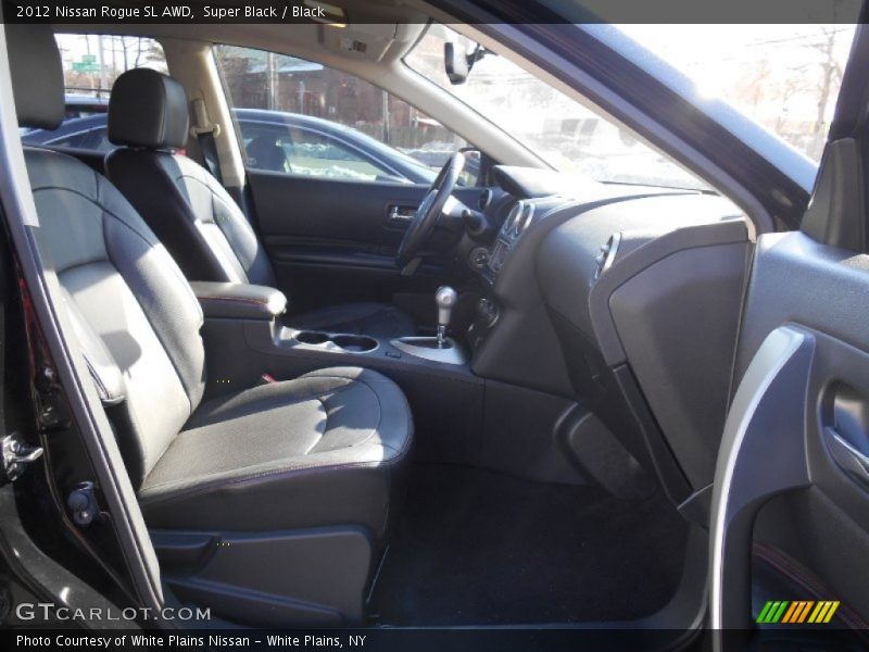 Super Black / Black 2012 Nissan Rogue SL AWD