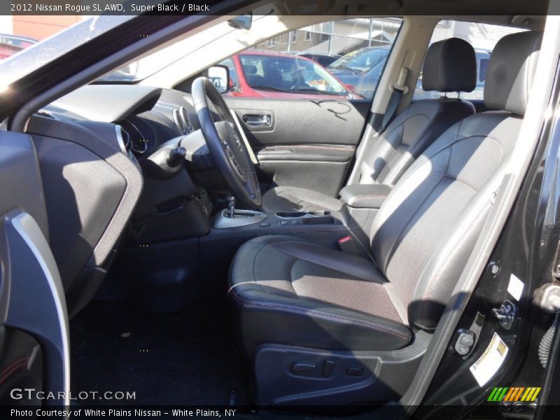 Super Black / Black 2012 Nissan Rogue SL AWD