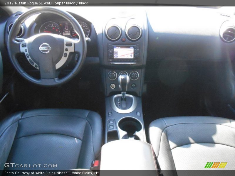 Super Black / Black 2012 Nissan Rogue SL AWD