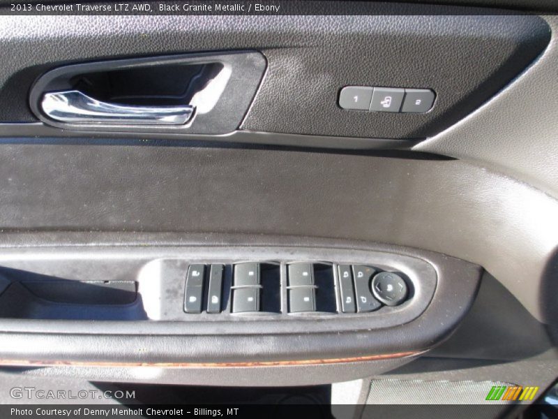 Black Granite Metallic / Ebony 2013 Chevrolet Traverse LTZ AWD