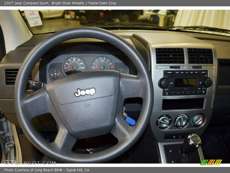 Bright Silver Metallic / Pastel Slate Gray 2007 Jeep Compass Sport