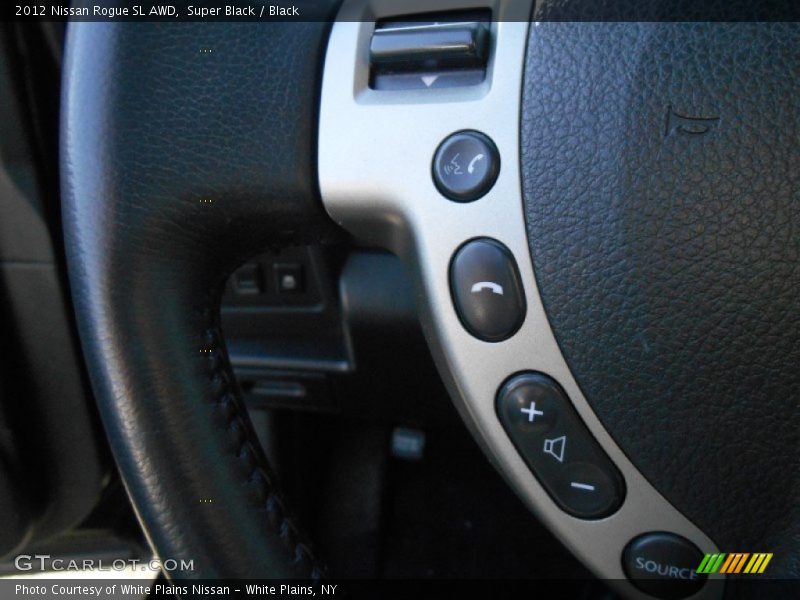 Super Black / Black 2012 Nissan Rogue SL AWD