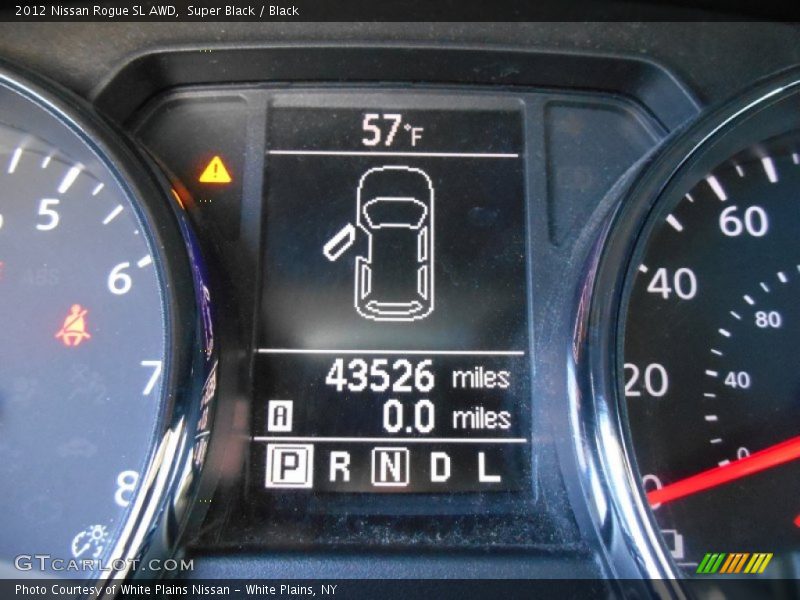 Super Black / Black 2012 Nissan Rogue SL AWD