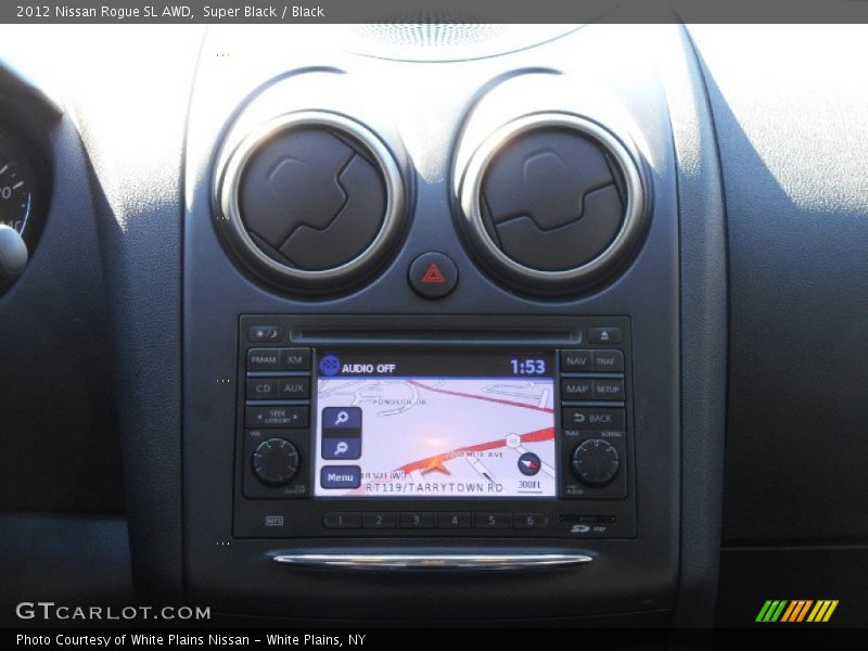 Super Black / Black 2012 Nissan Rogue SL AWD