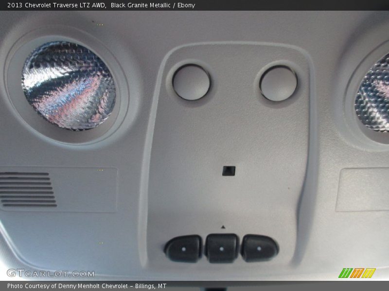 Black Granite Metallic / Ebony 2013 Chevrolet Traverse LTZ AWD