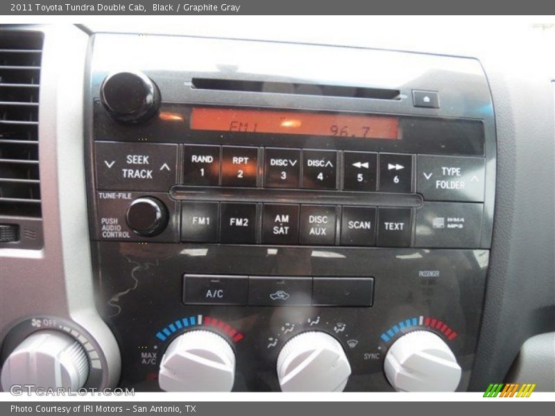 Black / Graphite Gray 2011 Toyota Tundra Double Cab