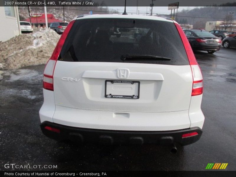 Taffeta White / Gray 2007 Honda CR-V EX-L 4WD