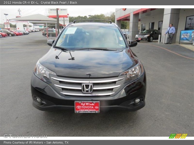 Crystal Black Pearl / Black 2012 Honda CR-V EX-L