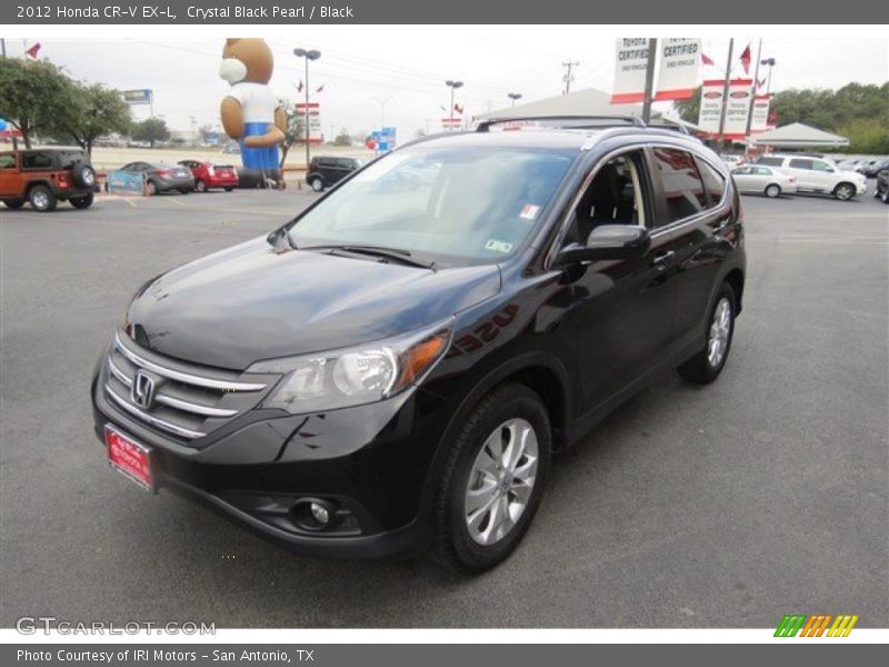 Crystal Black Pearl / Black 2012 Honda CR-V EX-L