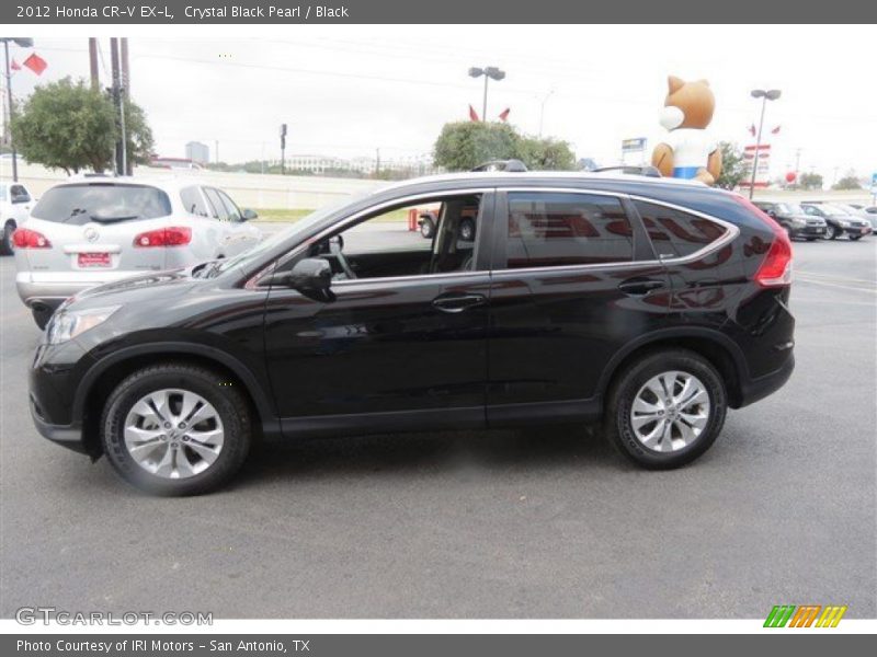 Crystal Black Pearl / Black 2012 Honda CR-V EX-L