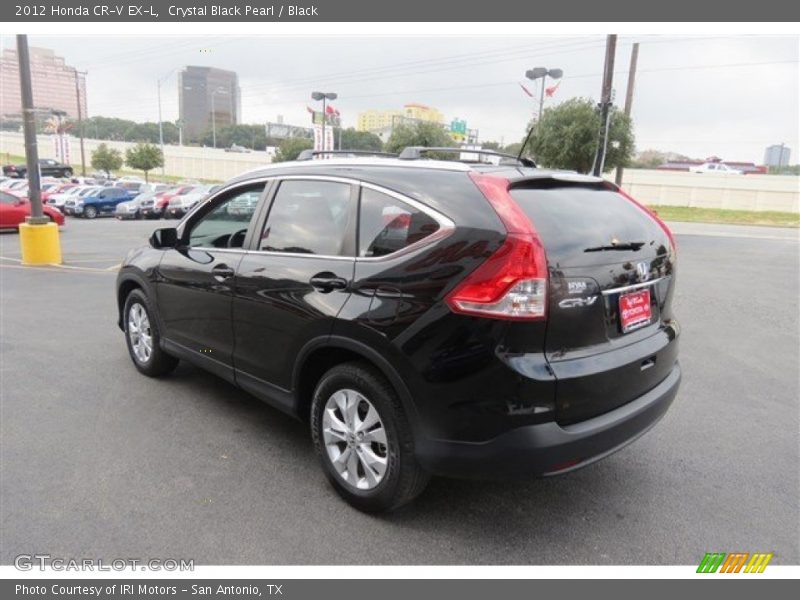 Crystal Black Pearl / Black 2012 Honda CR-V EX-L
