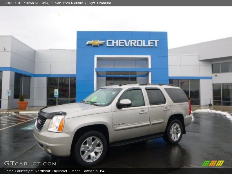 Silver Birch Metallic / Light Titanium 2008 GMC Yukon SLE 4x4