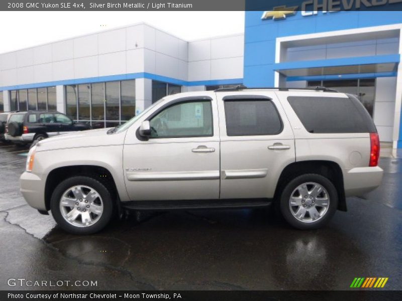 Silver Birch Metallic / Light Titanium 2008 GMC Yukon SLE 4x4