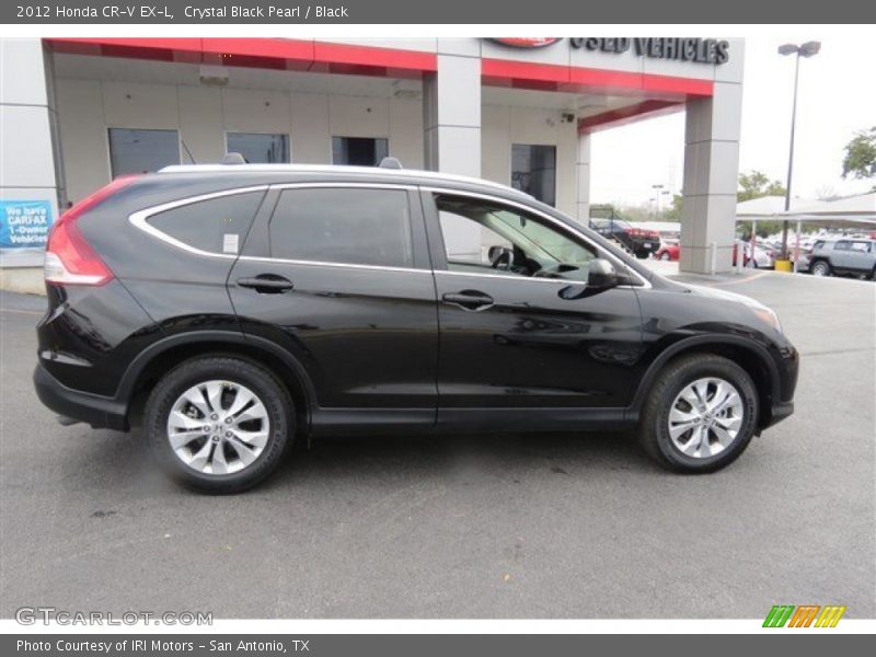 Crystal Black Pearl / Black 2012 Honda CR-V EX-L