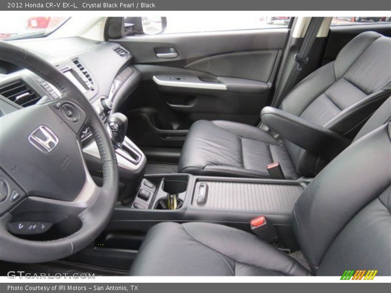 Crystal Black Pearl / Black 2012 Honda CR-V EX-L