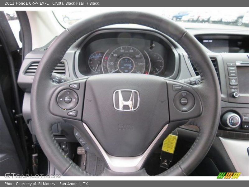 Crystal Black Pearl / Black 2012 Honda CR-V EX-L