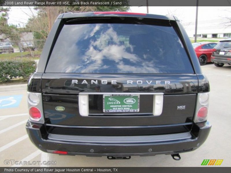 Java Black Pearlescent / Sand 2008 Land Rover Range Rover V8 HSE