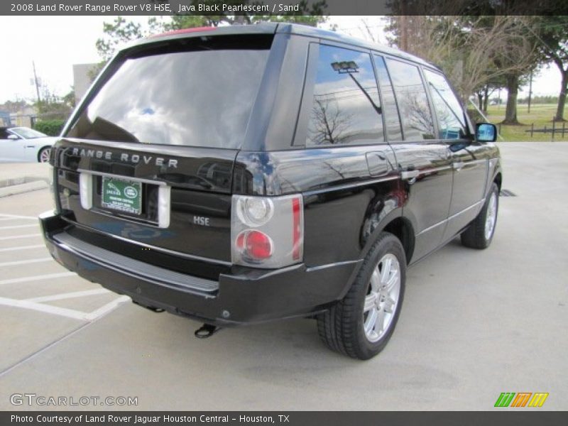 Java Black Pearlescent / Sand 2008 Land Rover Range Rover V8 HSE