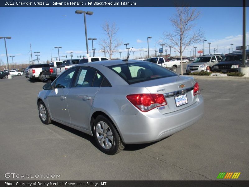 Silver Ice Metallic / Jet Black/Medium Titanium 2012 Chevrolet Cruze LS