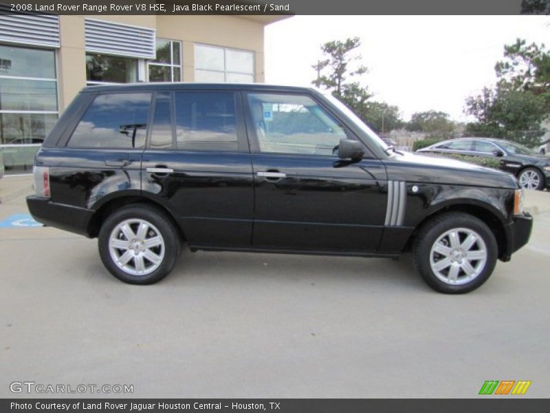 Java Black Pearlescent / Sand 2008 Land Rover Range Rover V8 HSE