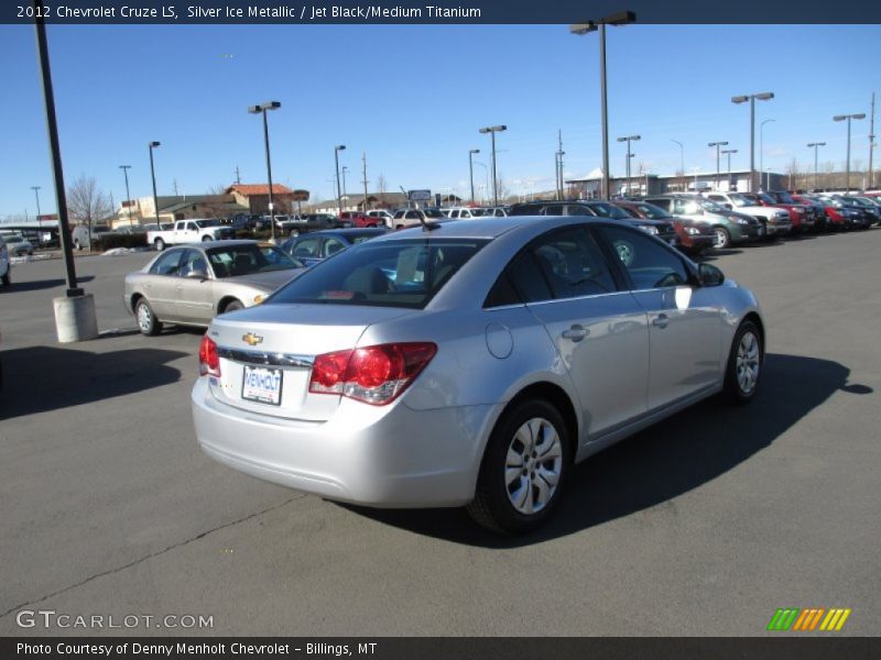 Silver Ice Metallic / Jet Black/Medium Titanium 2012 Chevrolet Cruze LS