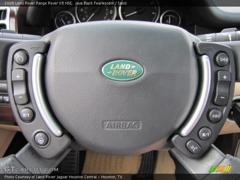 Controls of 2008 Range Rover V8 HSE
