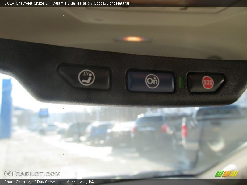 Atlantis Blue Metallic / Cocoa/Light Neutral 2014 Chevrolet Cruze LT