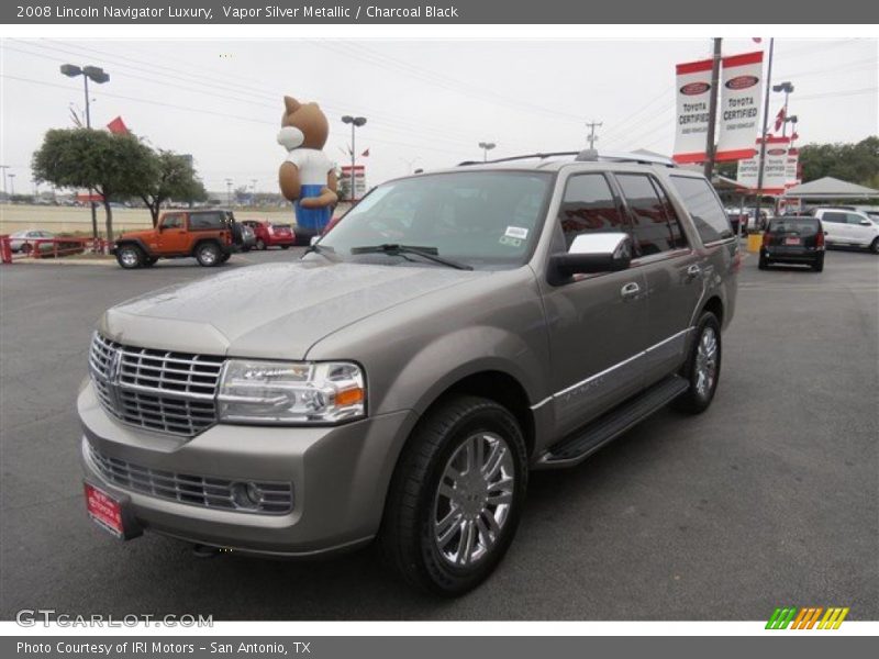 Vapor Silver Metallic / Charcoal Black 2008 Lincoln Navigator Luxury