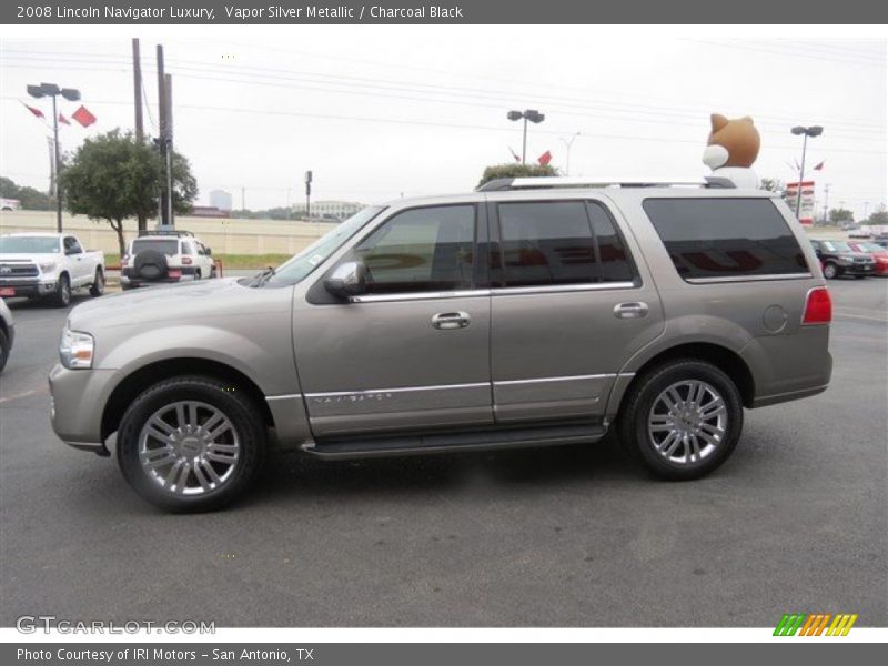 Vapor Silver Metallic / Charcoal Black 2008 Lincoln Navigator Luxury
