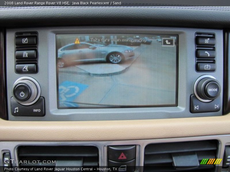 Java Black Pearlescent / Sand 2008 Land Rover Range Rover V8 HSE