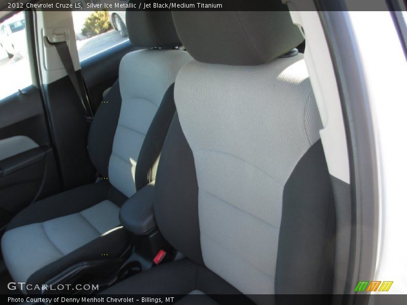 Silver Ice Metallic / Jet Black/Medium Titanium 2012 Chevrolet Cruze LS