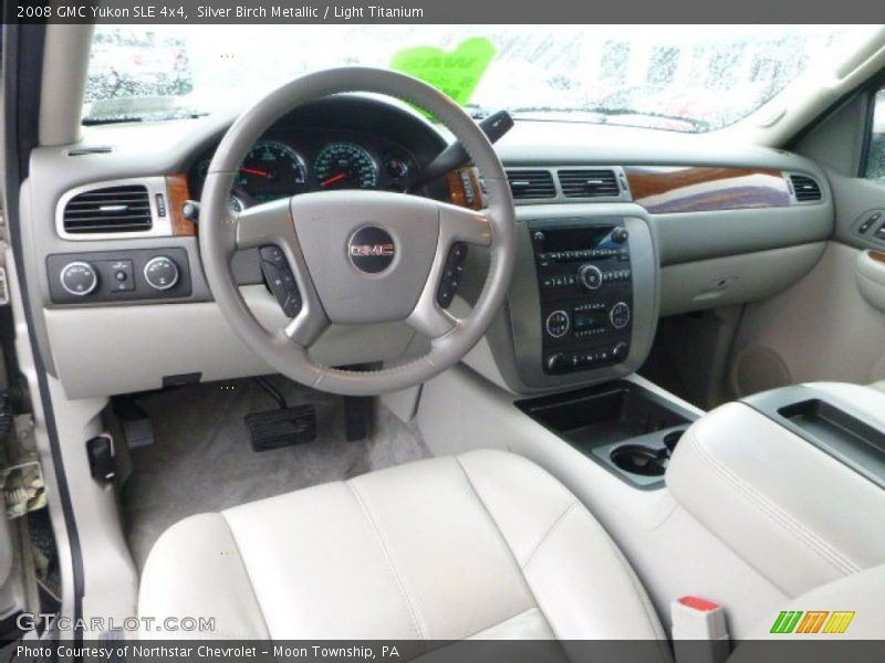 Light Titanium Interior - 2008 Yukon SLE 4x4 