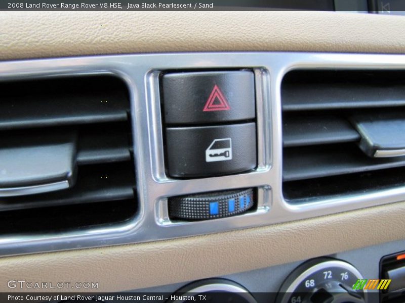 Java Black Pearlescent / Sand 2008 Land Rover Range Rover V8 HSE