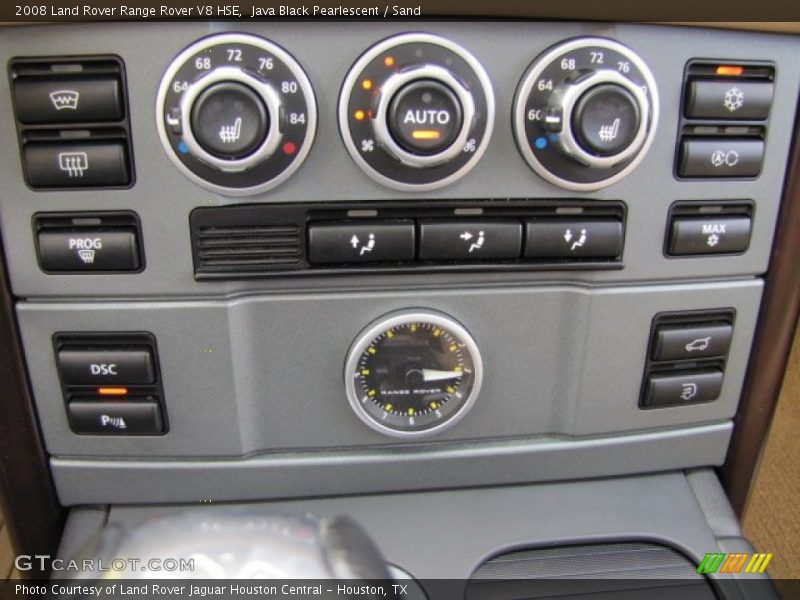 Controls of 2008 Range Rover V8 HSE