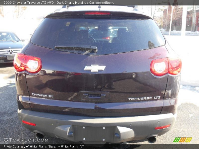 Dark Cherry Metallic / Cashmere/Ebony 2009 Chevrolet Traverse LTZ AWD