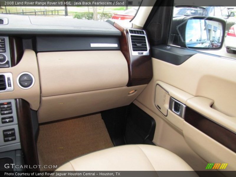 Java Black Pearlescent / Sand 2008 Land Rover Range Rover V8 HSE