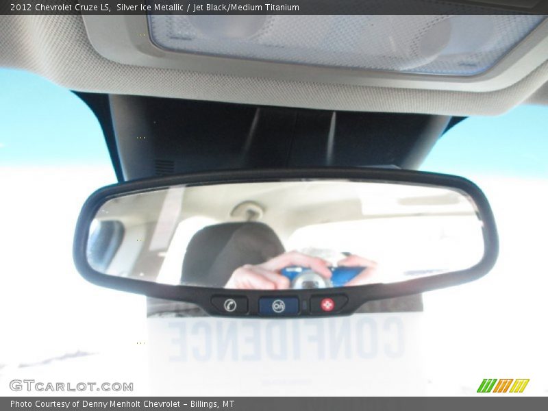 Silver Ice Metallic / Jet Black/Medium Titanium 2012 Chevrolet Cruze LS