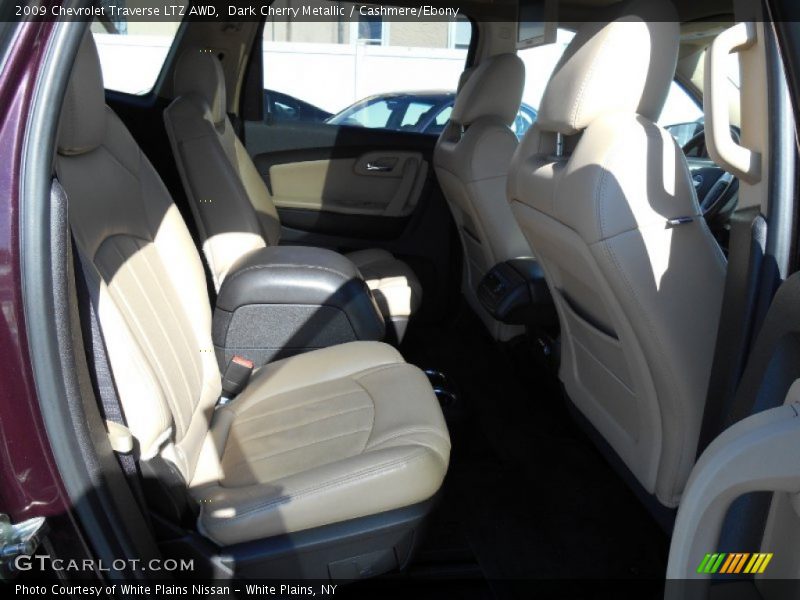 Dark Cherry Metallic / Cashmere/Ebony 2009 Chevrolet Traverse LTZ AWD