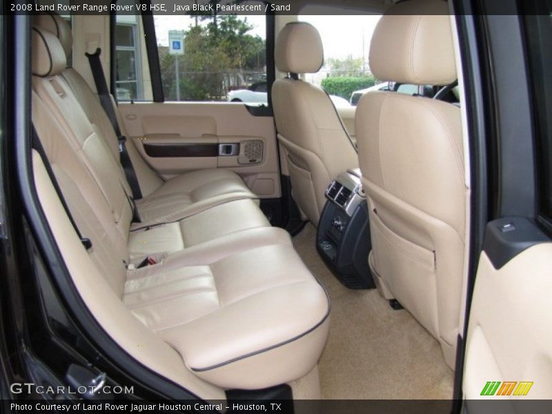 Java Black Pearlescent / Sand 2008 Land Rover Range Rover V8 HSE