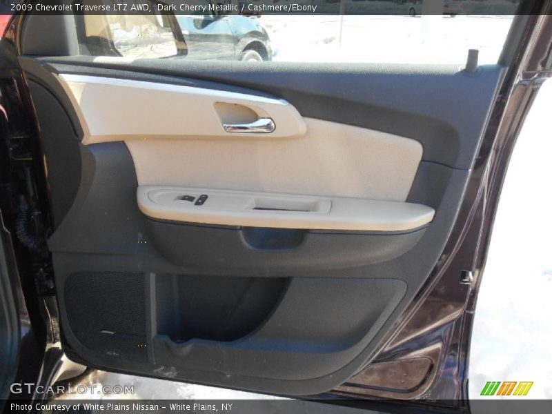Dark Cherry Metallic / Cashmere/Ebony 2009 Chevrolet Traverse LTZ AWD
