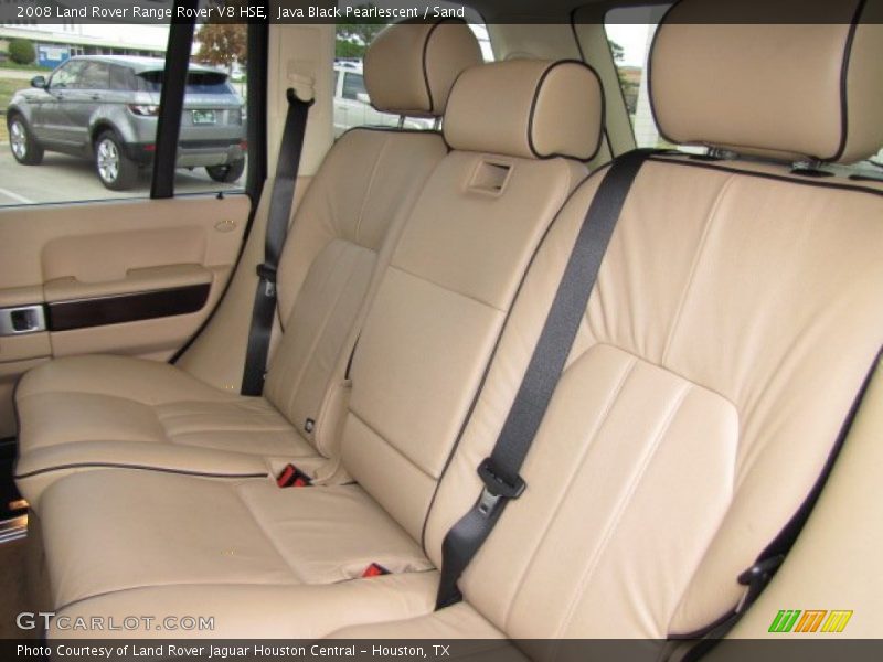 Java Black Pearlescent / Sand 2008 Land Rover Range Rover V8 HSE