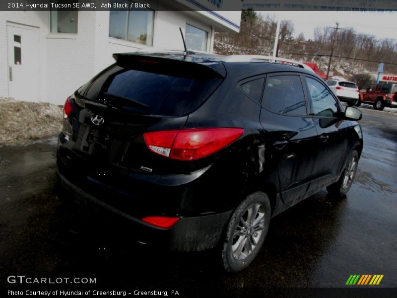 Ash Black / Black 2014 Hyundai Tucson SE AWD