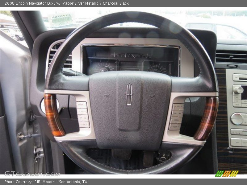 Vapor Silver Metallic / Charcoal Black 2008 Lincoln Navigator Luxury