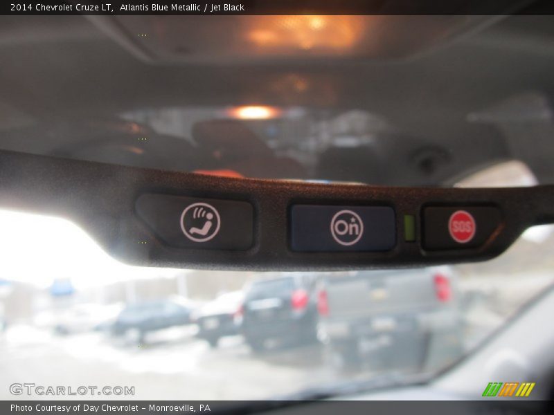 Atlantis Blue Metallic / Jet Black 2014 Chevrolet Cruze LT