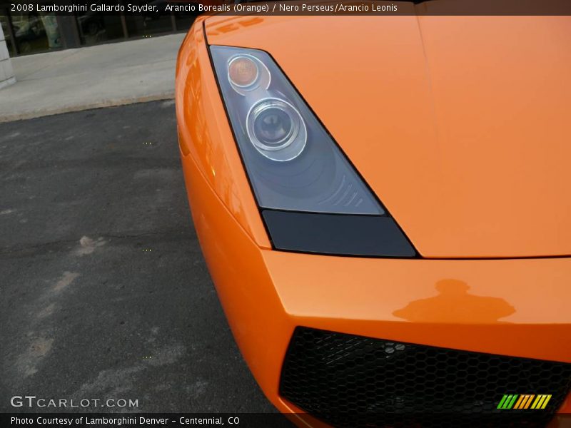 Arancio Borealis (Orange) / Nero Perseus/Arancio Leonis 2008 Lamborghini Gallardo Spyder