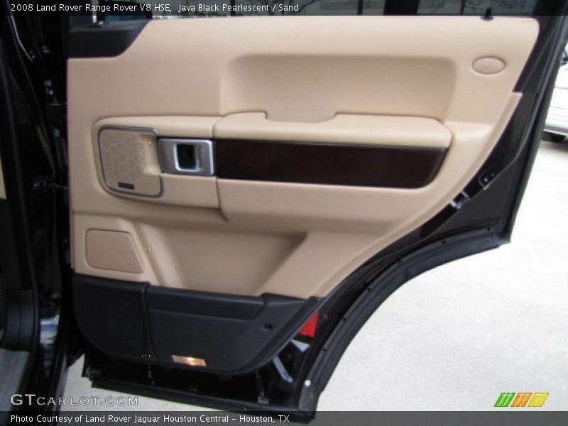 Java Black Pearlescent / Sand 2008 Land Rover Range Rover V8 HSE