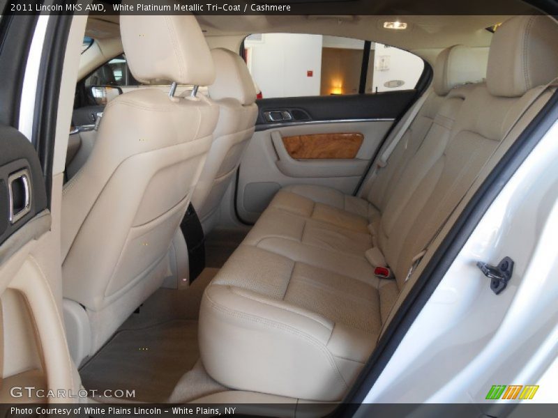 White Platinum Metallic Tri-Coat / Cashmere 2011 Lincoln MKS AWD