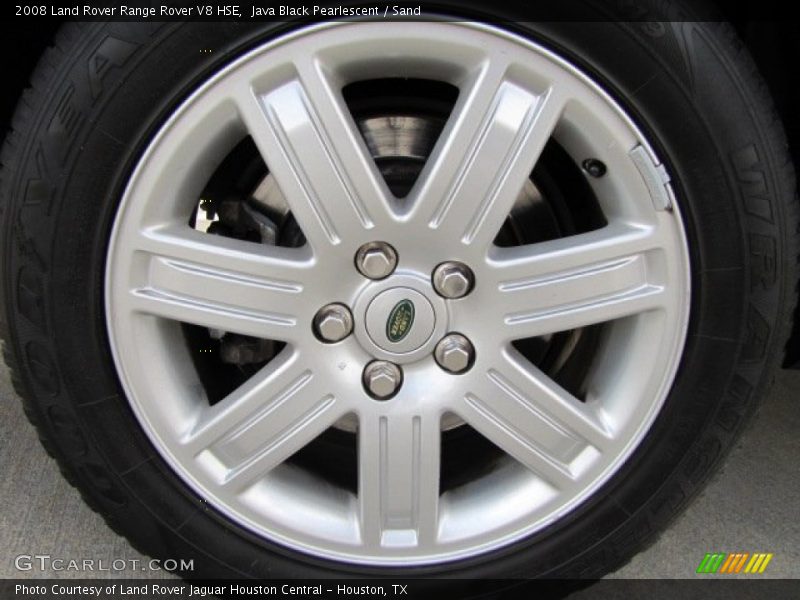 Java Black Pearlescent / Sand 2008 Land Rover Range Rover V8 HSE